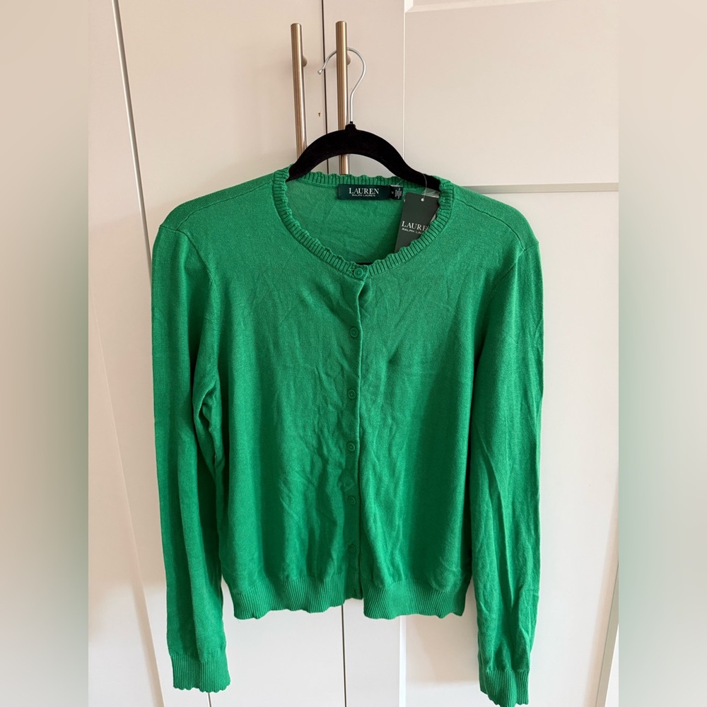 Polo by Ralph Lauren Classic Green Women's Cardigan